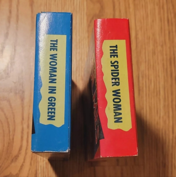 Sherlock Holmes and The Spider Woman & The Woman In Green VHS Tapes Lot Of 2 - Picture 6 of 7